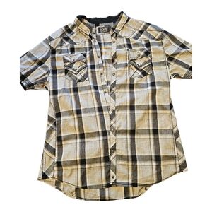 Men's Plaid Short Sleeve Shirt
